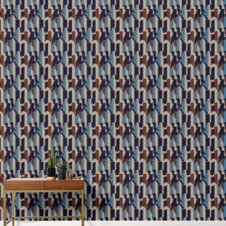 Geometrische Tribal (3D) Luxe Behang