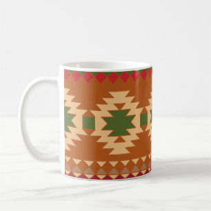 Geometrische Tribal Aztec Kleurrijke Patroon Koffiemok