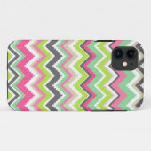 Geometrische tribale aztec en chevron zig zag prin Case-Mate iPhone case (Achterkant (horizontaal))