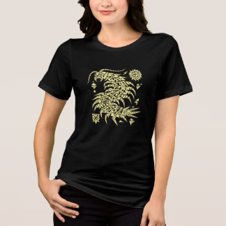 Geometrische Tribale Duizendpoot Kunst | Abstract  Tri-Blend Shirt