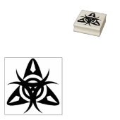 geometrische tribale kunststempel 	rubberstempel (Gestempeld)