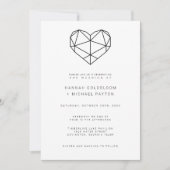 Geometrische uitnodiging tot weduwschap (Voorkant)