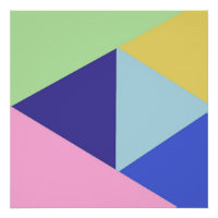 geometrische veelkleurige kunst
