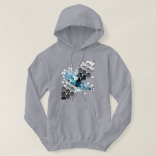 Geometrische verbeelding hoodie