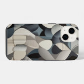 Geometrische vergrendeling iPhone hoesje (Achterkant horizontaal)