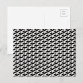 Geometrische verklikkers Briefkaart optisch lichtp (Voorkant / Achterkant)