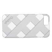 Geometrische versnijding van pasta met grijze omtr Case-Mate iPhone case (Achterkant (Horizontaal))