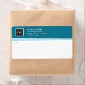 Geometrische verzendlabels voor zakelijke Logo Etiket (Insitu)