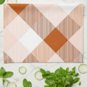 Geometrische vierkant Abstractie 16 Theedoek (Gevouwen)