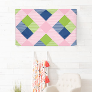 Geometrische vierkant Abstractie 18 Spandoek