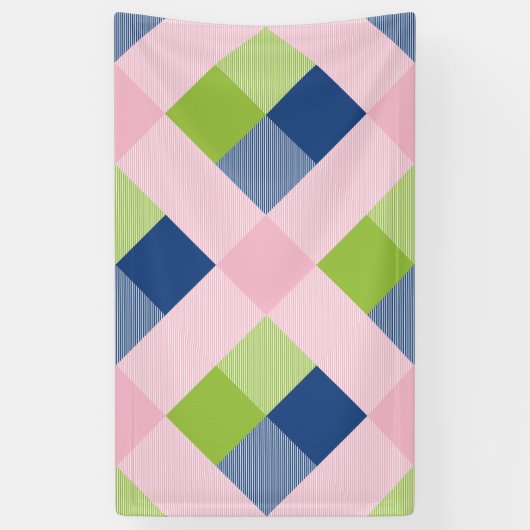 Geometrische vierkant Abstractie 18 Spandoek (Verticaal)