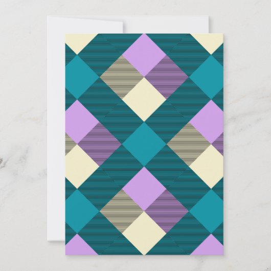 Geometrische vierkant Abstractie 20 Kaart (Voorkant)