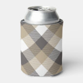 Geometrische vierkant Abstractie 2 Blikjeskoeler (Blikje Voorkant)