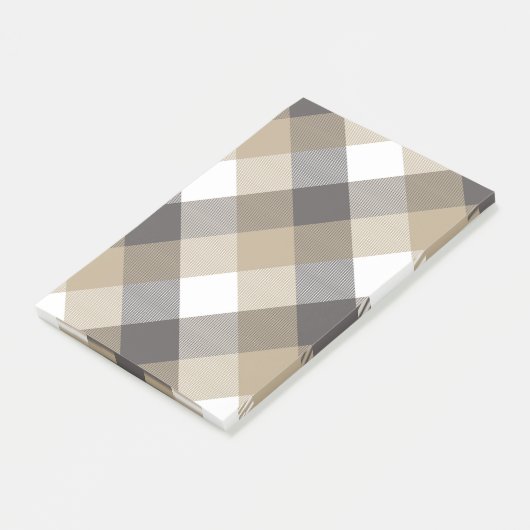 Geometrische vierkant Abstractie 2 Post-it® Notes (Schuin)