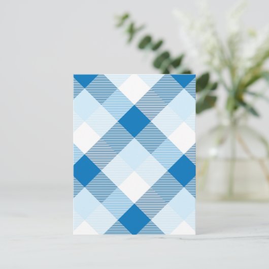 Geometrische vierkant Abstractie 6 Briefkaart (Staand voorkant)