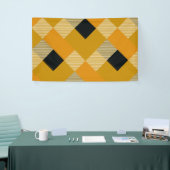 Geometrische vierkant Abstractie 9 Spandoek (Beurs)