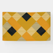 Geometrische vierkant Abstractie 9 Spandoek (Horizontaal)