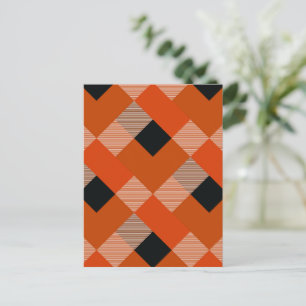 Geometrische vierkant afwijking 12 briefkaart