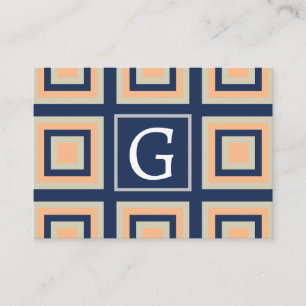 Geometrische Vierkanten Geometrisch Patroon Visitekaartje