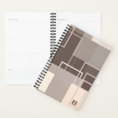 Geometrische vierkantjes - Chocolade Cream Planner (Display)