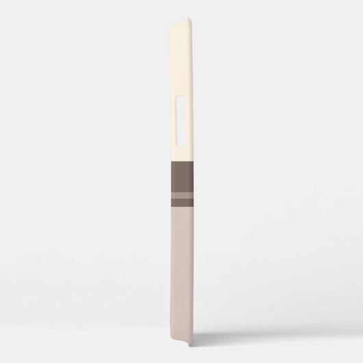 Geometrische vierkantjes - Chocolade en Cream Case-Mate iPhone Case (Achterkant / Rechts)