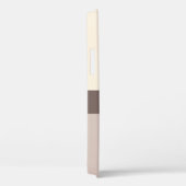 Geometrische vierkantjes - Chocolade en Cream Case-Mate iPhone Case (Achterkant / Rechts)