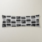 Geometrische vierkantsproefkussens lichaamskussen (Achterkant)