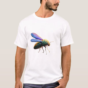 geometrische vlieg t-shirt