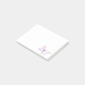 Geometrische vlinder post-it® notes (Schuin)