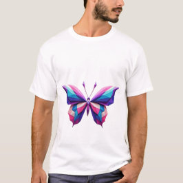 Geometrische vlinder T-shirt