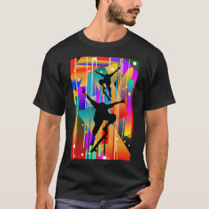 Geometrische vorm Abstract skateboarden T-shirt