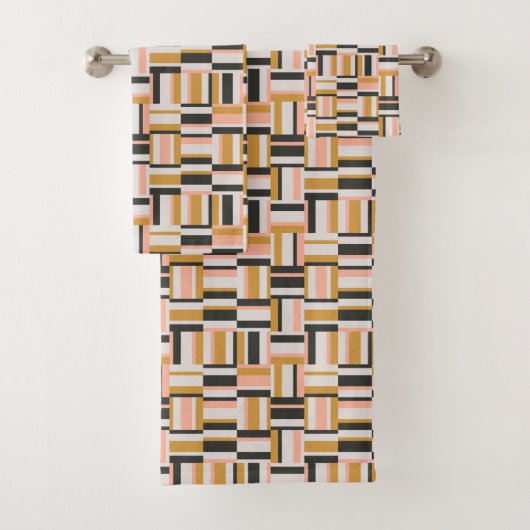 Geometrische vorm Patroon Bad Handdoek (Insitu)