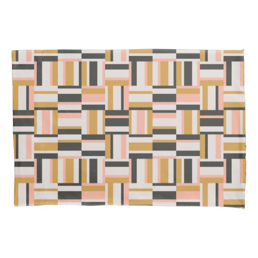 Geometrische vorm Patroon Kussensloop (Voorkant-Links)