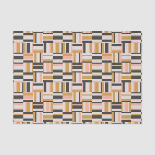 Geometrische vorm Patroon Tissuepapier (Voorkant)