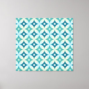 Geometrische vormen,  abstract behang. canvas afdruk