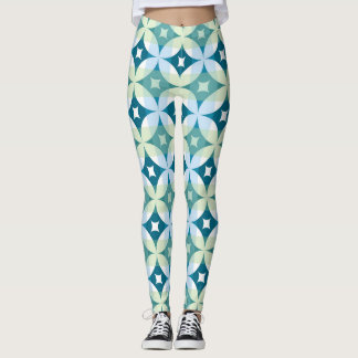 Geometrische vormen,  abstract behang. leggings