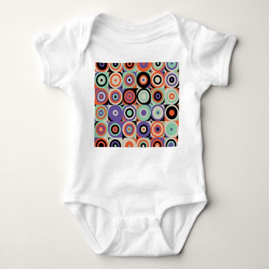 Geometrische vormen, Abstract  ontwerp. Romper (Voorkant)