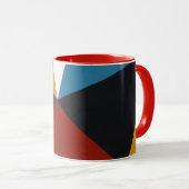 Geometrische vormen Keramisch Mok (Voorkant rechts)