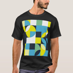 Geometrische vormen, kleurrijke abstracte achtergr t-shirt