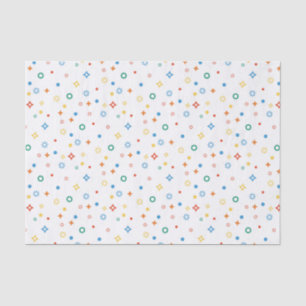 Geometrische vormen Kleurrijke Confetti Tissuepapier