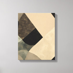 Geometrische vormen Moderne Kleurrijke Verpakte Ku Canvas Afdruk