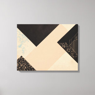 Geometrische vormen Moderne Kleurrijke Verpakte Ku Canvas Afdruk
