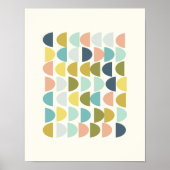 Geometrische vormen van moderne aardmeetapparaten poster (Voorkant)