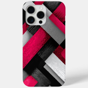 Geometrische vormgeving iPhone 15 pro max hoesje