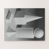 Geometrische vormgeving legpuzzel (Horizontaal)