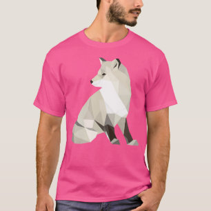 Geometrische vos t-shirt