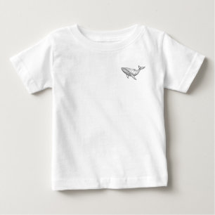 Geometrische Wal Kinderen T-Shirt
