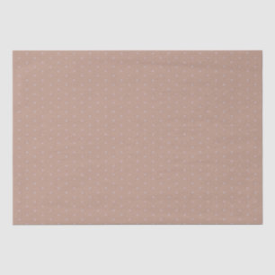 Geometrische Warm Neutrals Bruine Polka Dots Craft Tissuepapier