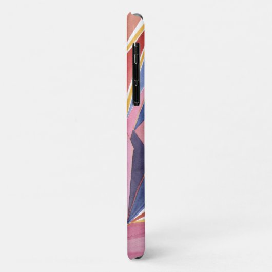 Geometrische Waterverf Abstracte Aangepast telefoo Case-Mate iPhone Case (Achterkant/links)