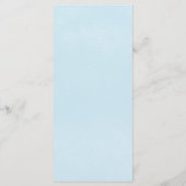 Geometrische Waterverf | Silver Dinner Menu Kaart (Achterkant)